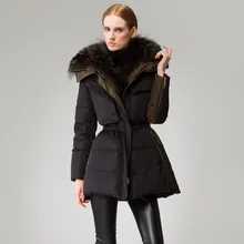 Подходит для-30 ℃ пуховая парка модное большое пуховое пальто с воротником из натурального меха nagymaros зимнее женское толстое теплое роскошное пуховое пальто с мехом w880
