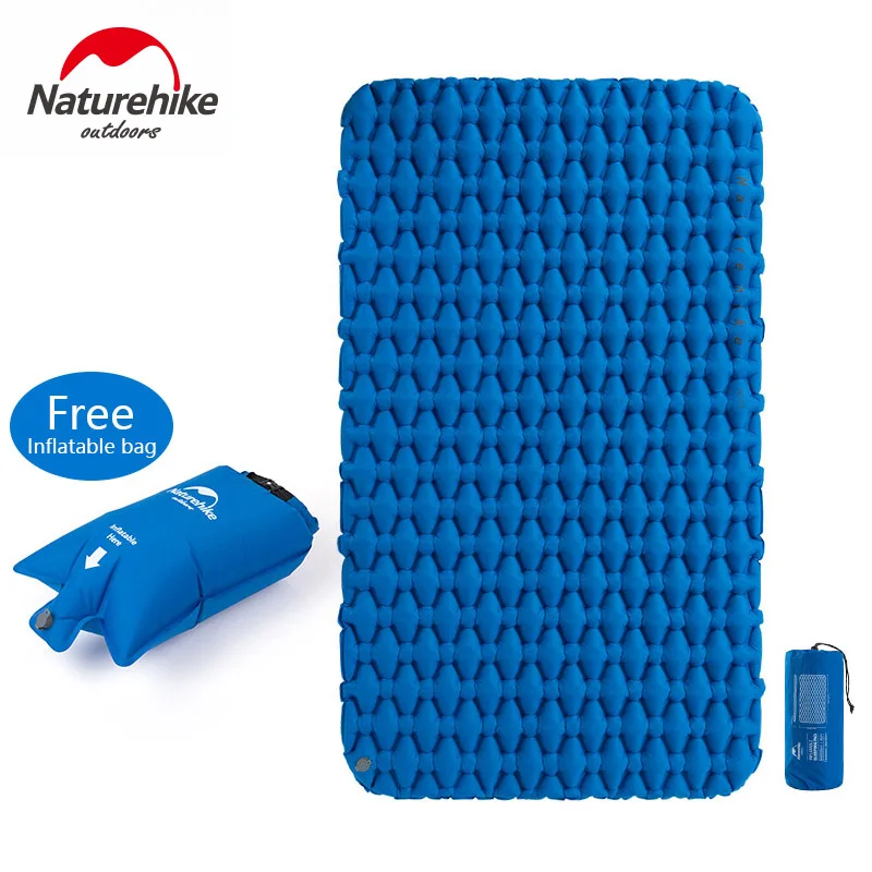 

Naturehike TPU Camping Mat with Inflatable Bag Outdoor Picnic Double Sleeping Pad Ultralight Moisture-proof Cushion Air Mattress