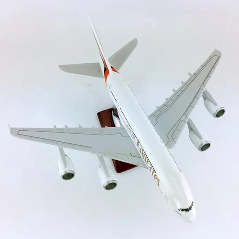 30 см/36 см 1:250 весы Airbus A380-800 модель ОАЭ авиакомпания с легированной основой самолета коллекционный дисплей