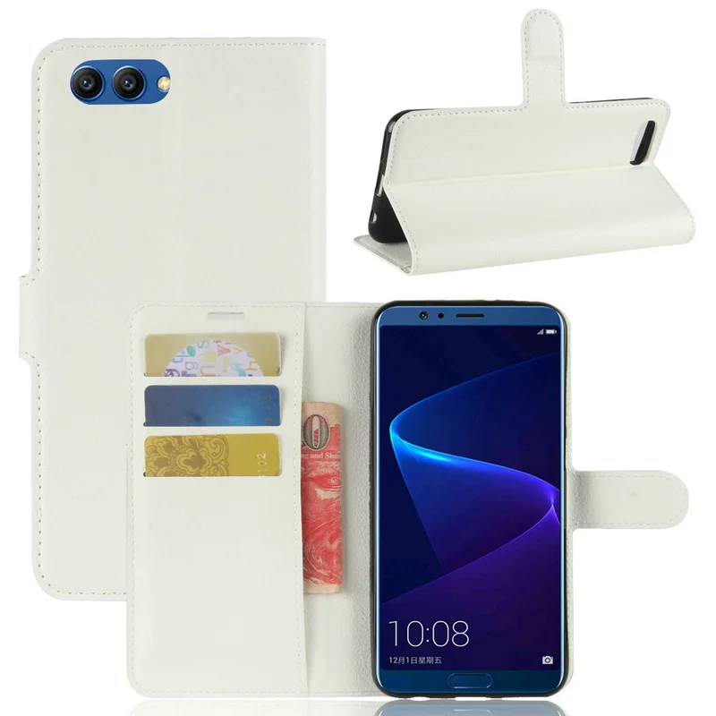 Роскошный кожаный чехол книжка для Huawei Honor View 10 V10|cover for huawei|phone covercase cover |
