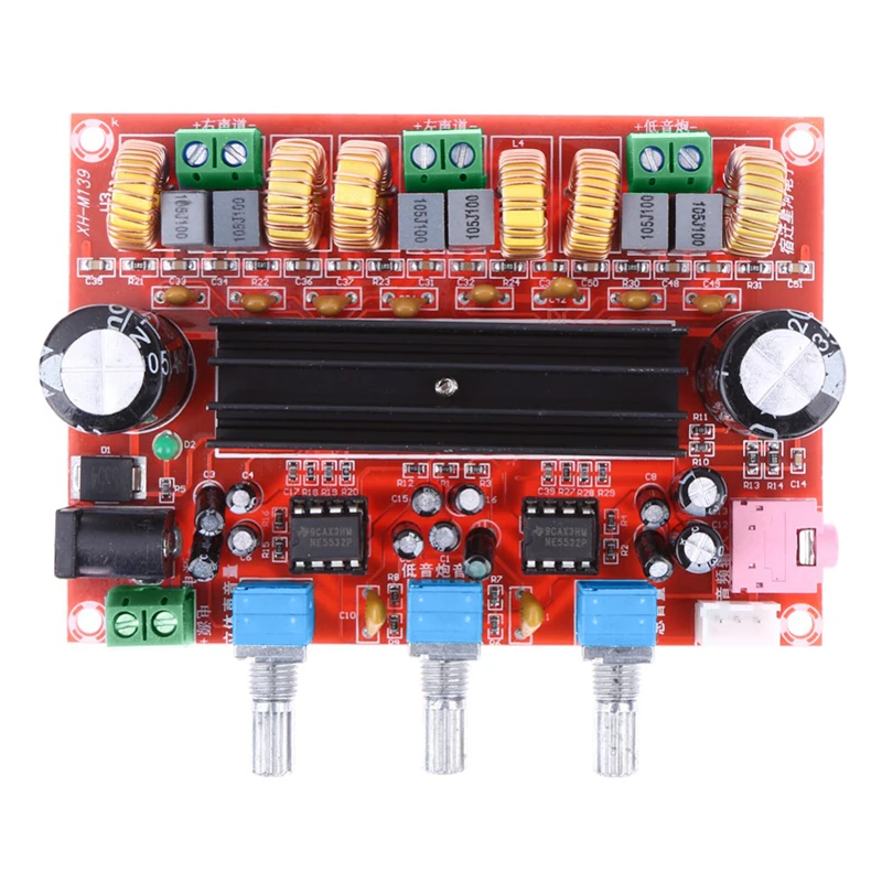 ECos 2,1 канальный цифровой сабвуфера усилителя звука доска TPA3116D2 2x50 Вт+ 100 Вт#233615