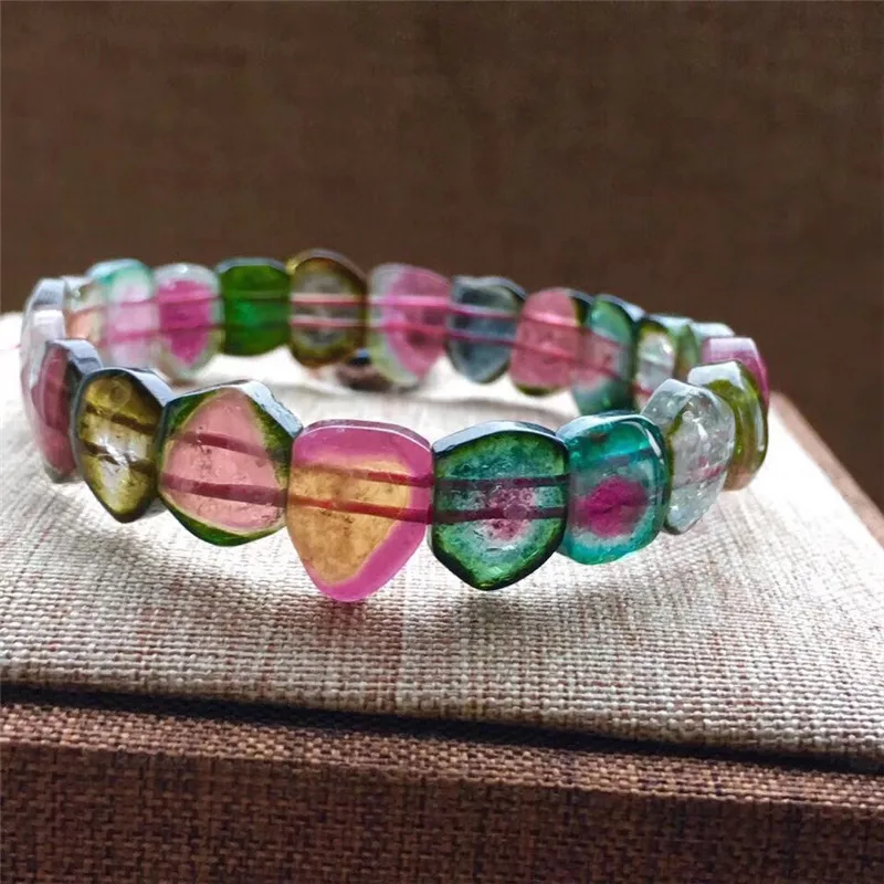 Natural Colorful Tourmaline Bangle Bracelt (5)