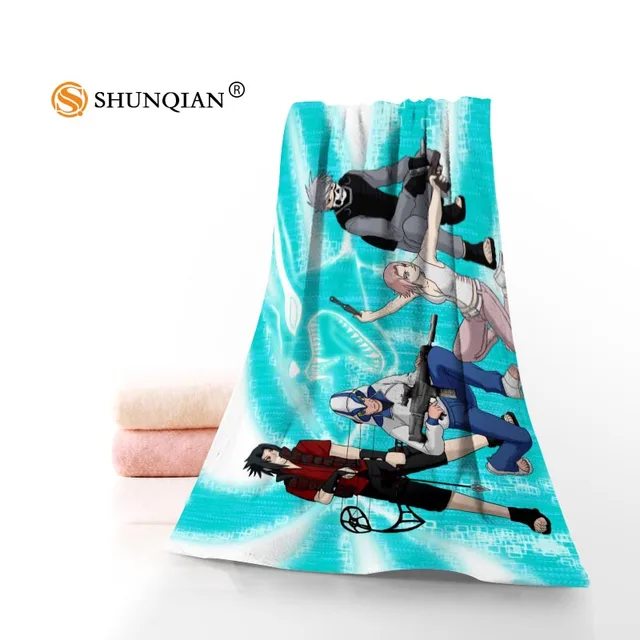 New Custom Naruto Anime Towel Printed Cotton Face/Bath Towels