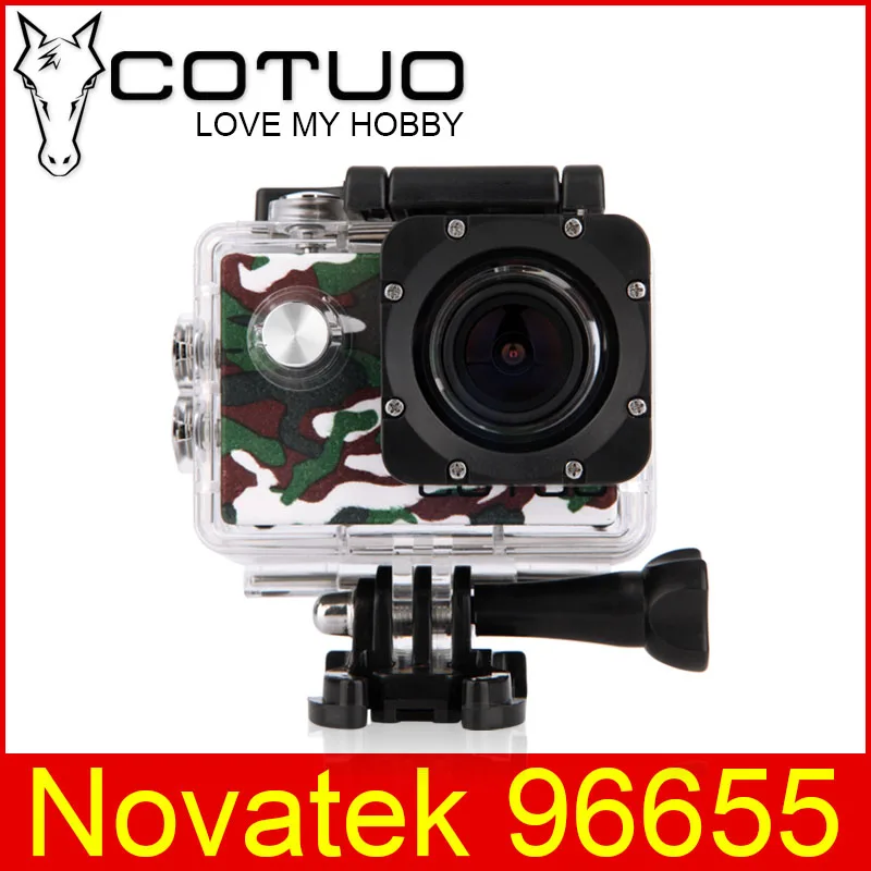 Спортивная Экшн камера COTUO CS70 Wi Fi 14MP Full HD 1080 P 30FPS 2 0 &quot ЖК дисплей 30 м