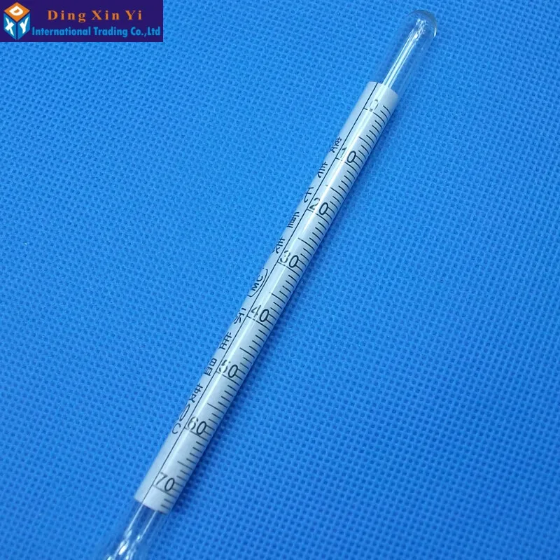 2PCS/lot 0-70 glass hydrometers Baume Hydrometer baume scale Free shipping