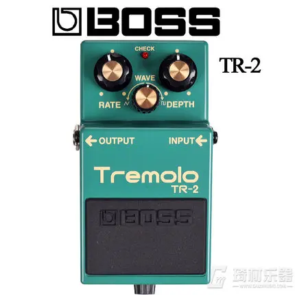 

Boss Audio TR-2Vintage Tremolo Pedal with Rate, Depth, and Wave Controls
