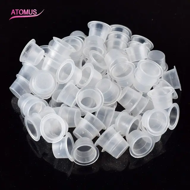 1000PCS 11MM Disposable White Tattoo Pigments Cups Caps Permanent Makeup Ink Cups Medium Size Tattoo Equipment Accessory Supply 1000PCS 11MM Disposable White Tattoo Pigments Cups Caps Permanent Makeup Ink Cups Medium Size Tattoo Equipment Accessory Supply