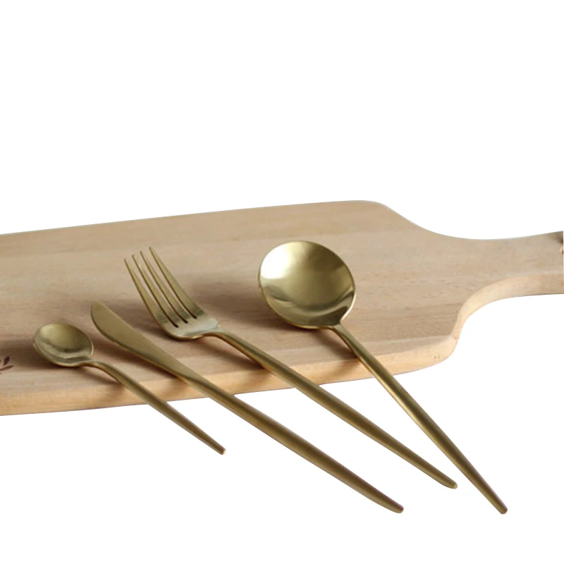 golden Western knife and fork spoons (7)