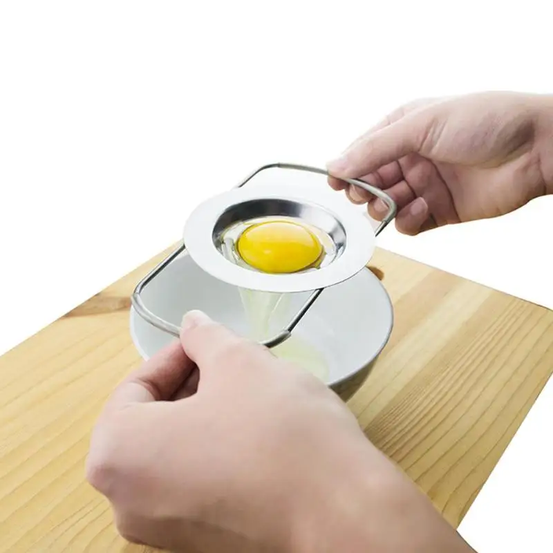 New Plastic White Egg Yolk Separator Separator Kitchen Cooking Gadgets