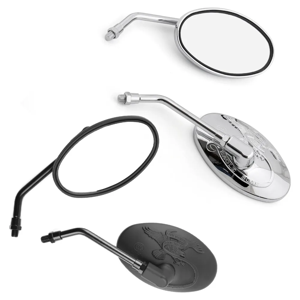 

Areyourshop Motorbike Accessories For Honda VT600 VF700C VF1100C for Kawasaki VN250 Rearview Side Mirrors New Arrival
