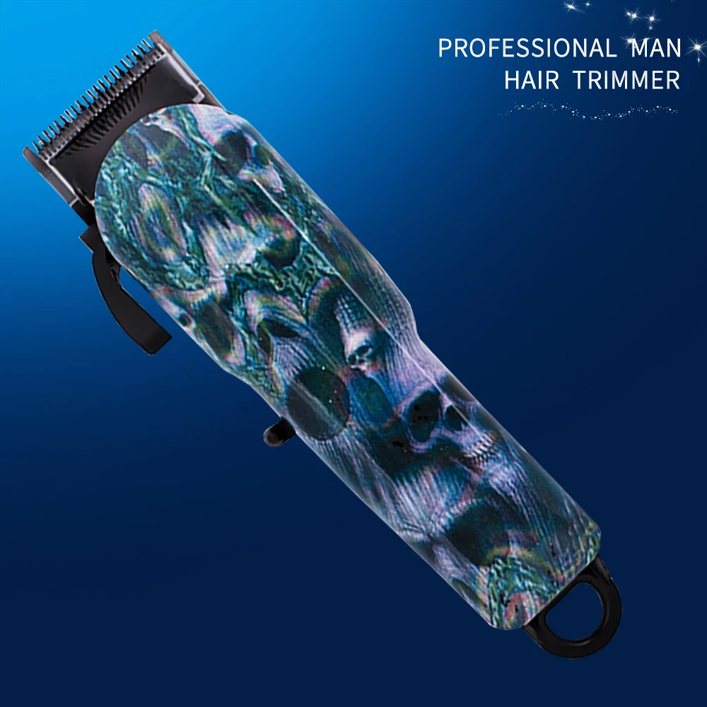 

Professional Hair Cutter Machine Hair Trimmer Electric USB Hair Clipper Interchangeable Colorful Hair Removal Man Styling Tools