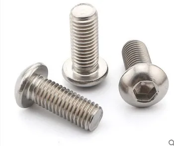 

M3M4M5M6M8M10 stainless steel 316 hex socket pan head screws hardware fasterners 750