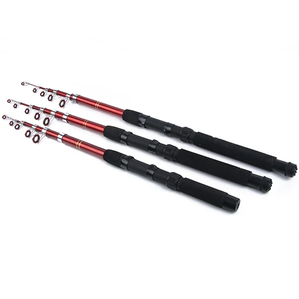 

New Outdoor Fiberglass Sea Rod Telescopic Fishing Rod Pole Fishing Tackle Tools