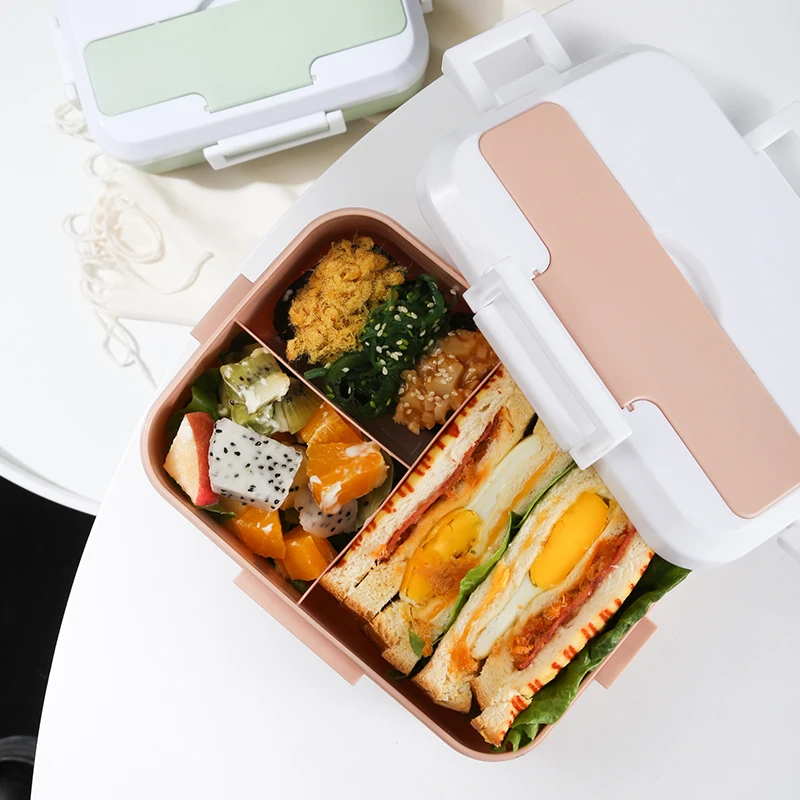 Microwave Packed Lunch Box Partition Storage Lunchbox Children's Food Boxes Portable Food Bento Box Container For Lunch (15)