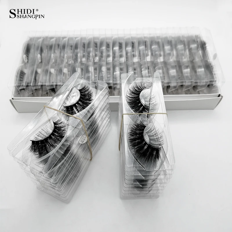 Shidhangpin 30 пар ресниц натуральные длинные 3d норковые ресницы оптом Накладные