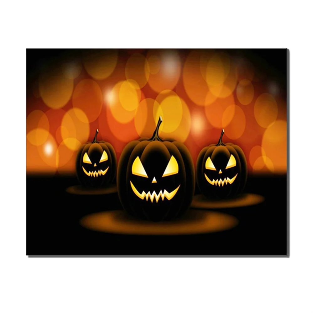 

Halloween Theme Light Bokeh Abstract Canvas Paintings For Home Decoration Mural Wallpaper Modern Art Living Room Bedroom Decor