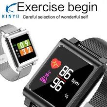 Новейший монитор сердечного ритма Смарт-браслет для контроля артериального давления умный браслет 30 дней время жизни упражнения спортивный браслет