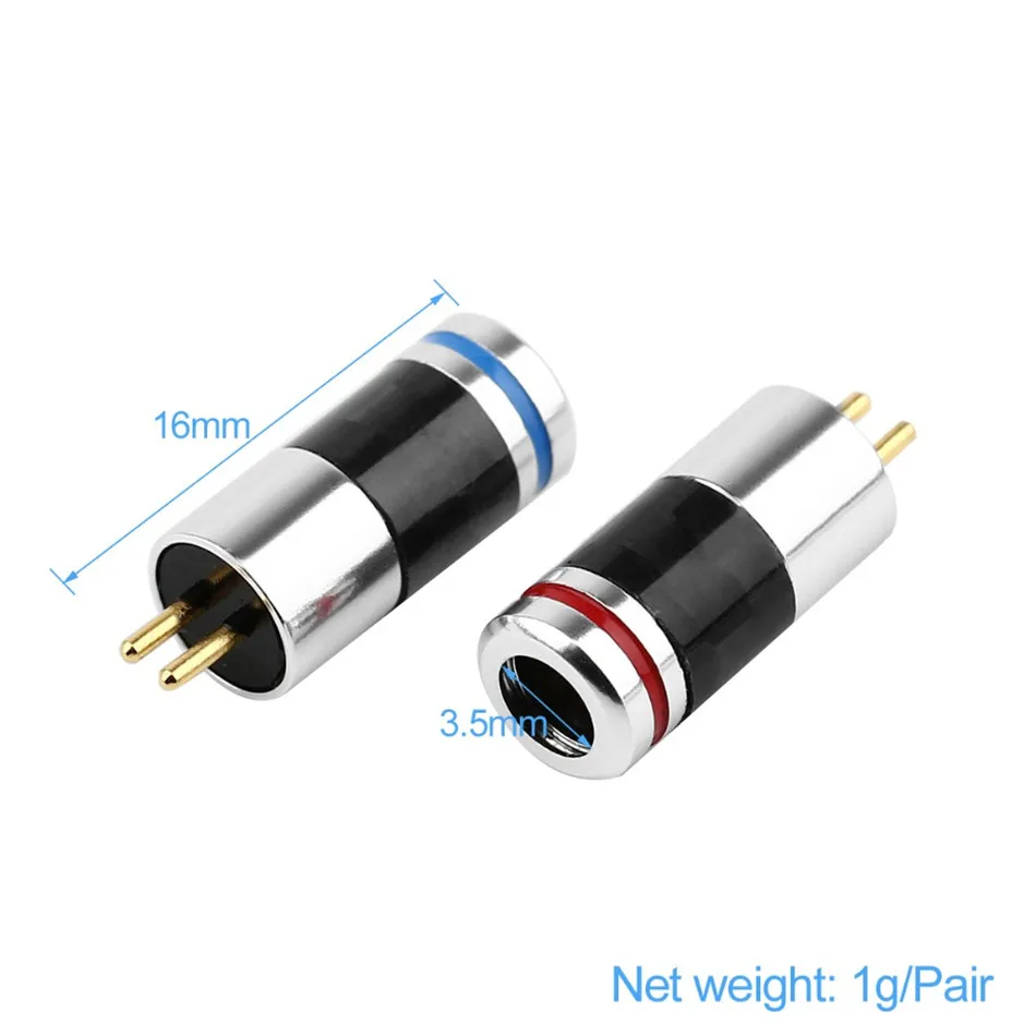 1 пара штифтов для наушников 0,78 мм углеродное волокно «сделай сам» штекер для JH аудио JH16 JH11 Pro припой провода разъем аудио разъем адаптер