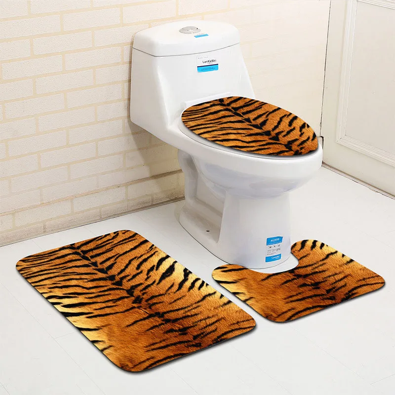 3 шт./компл. 3D камень набор ковриков для ванной Нескользящая подставка коврики для туалета крышка коврик для ванной