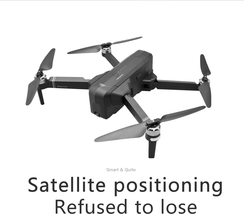 Квадрокоптер OTPRO Радиоуправляемый Wi Fi F1 FPV с 3 осевым шарниром 1080P 4K камерой GPS 28