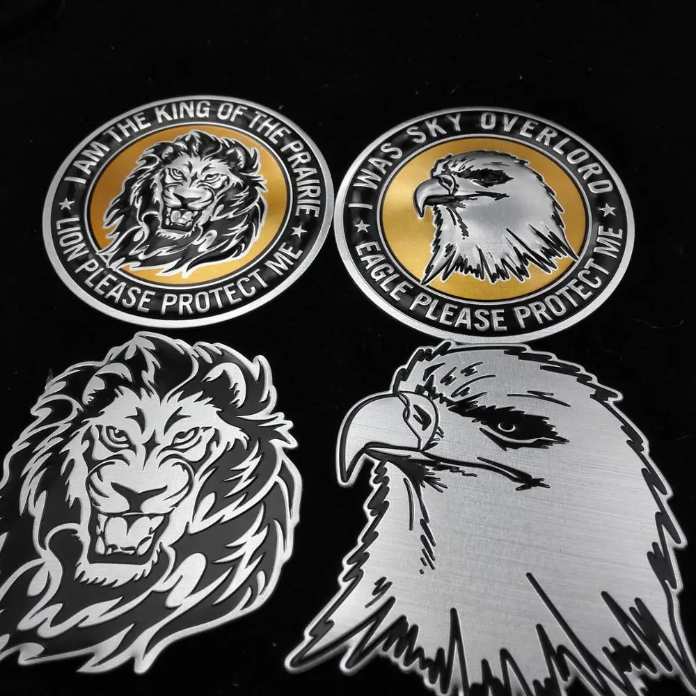 Metal car stickers funny scratches block For VW Polo Ford Kuga