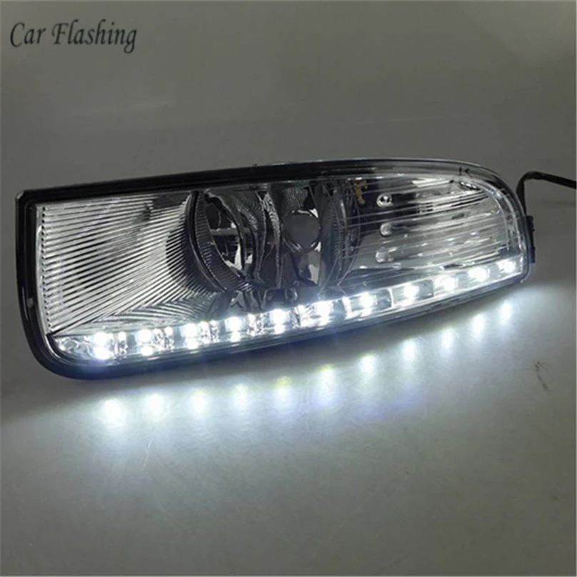 Автомобильная проблесковая 1 комплект для Skoda Superb 2010 2011 2012 2013 светодиодный DRL