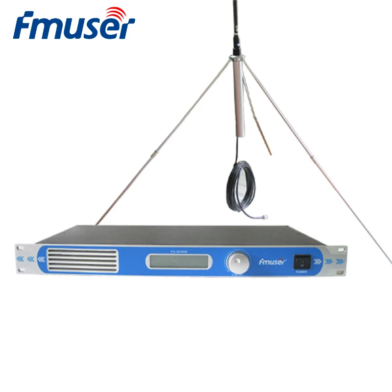 

FMUSER FU-30/50B 30W FM Radio Transmitter Set FM Broadcast Radio Transmitter+1/4 Wave GP Antenna Kit For Radio Station CZE-T501
