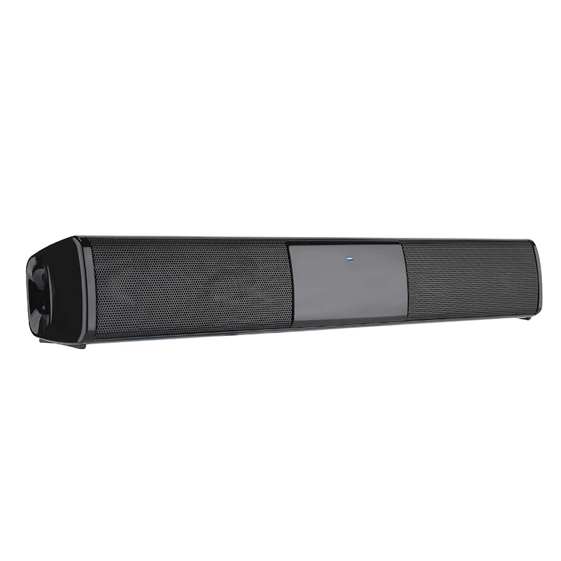 Bluetooth Speaker Sound Bar Wireless 3D stereo surround sound Music TV Computer Bluetooth Speakers Support 3.5mm TF USB(Black)