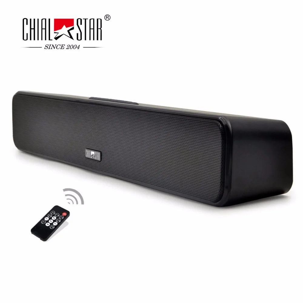 

Mini Portable Soundbar 12W Bluetooth Speaker Outdoor Wireless Stereo soundbar with Remote Control TF Aux in USB with SQ music FM