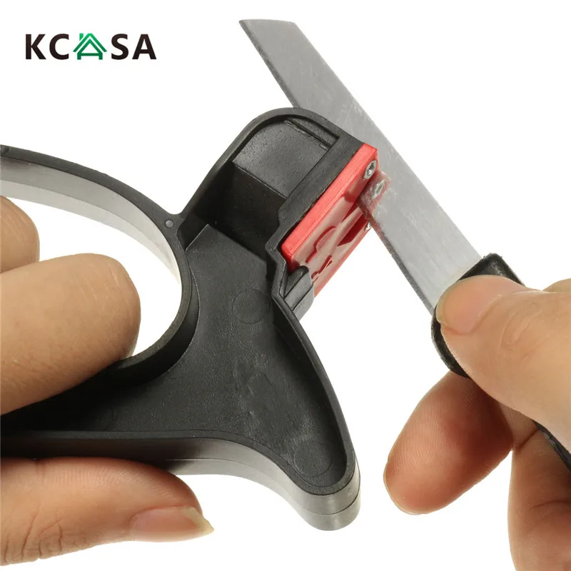 

KCASA Tungsten Carbide Handheld Portable Knife Sharpener Kitchen Whetstone knife Sharpening Stone for kitchen tools gadgets