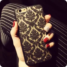 Luxury Vintage Flower Pattern Fashion font b Phone b font Case For iPhone 6 6S Plus