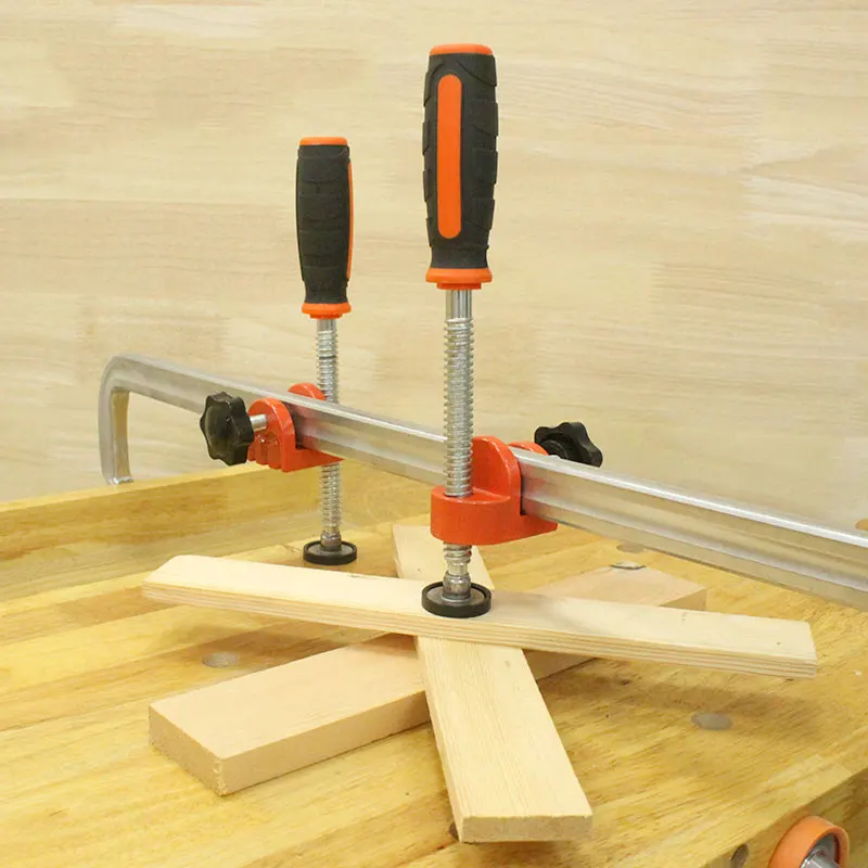 2 шт. одиночный шпиндель винт край зажимы|clamp woodworking tools|clamps woodworkingedge clamp |