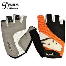 BOODUN Men Road Bicycle Glove Outdoor Cycling Sports Breathable Gloves Women MTB Bike Half Finger Sponge