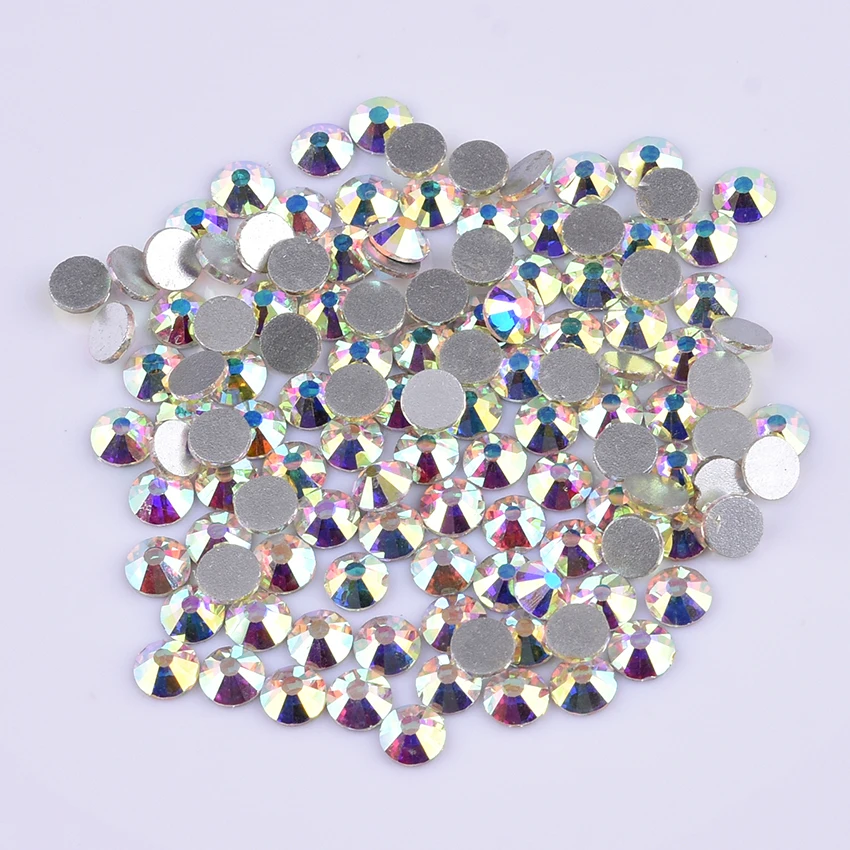 

1440pcs/pack Flat back nail rhinestones ab strass nail art 3d decoration manicure crystals ss3~ss30 nails accessories TBL40
