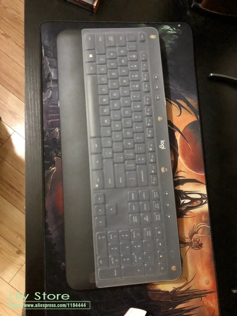 Силиконовая Защитная крышка для клавиатуры Logitech MK540 MK545 водонепроницаемая пленка