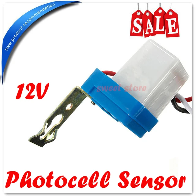 Free Shipping Ac Dc 12v Dusk Till Dawn Automatic Photocell