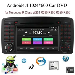 Android4.4 4 ядра для Benz R Class W251 R280 R300 r320 r350 Радио DVD Поддержка Wi-Fi 3G BT GPS dab TPMS DTV OBDII стерео