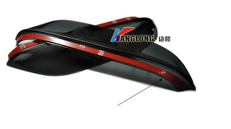 Rearview mirror rain eyebrow rain gear 2pcs per set for Great Wall Hover M4