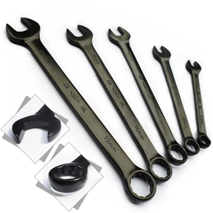 Shengda Black Multi Function Purpose Wrench Box Close End Open End