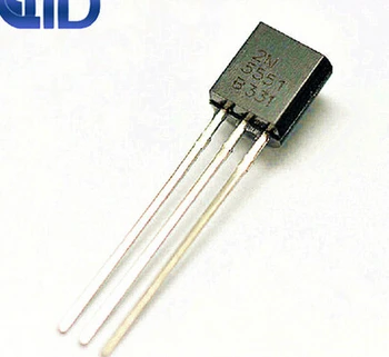 

50PCS 2N5551 2N5401 5551 5401 TO-92 (25PCS* 2N5401+25PCS* 2N5551 ) Bipolar Transistors - BJT PNP Gen Pr Amp