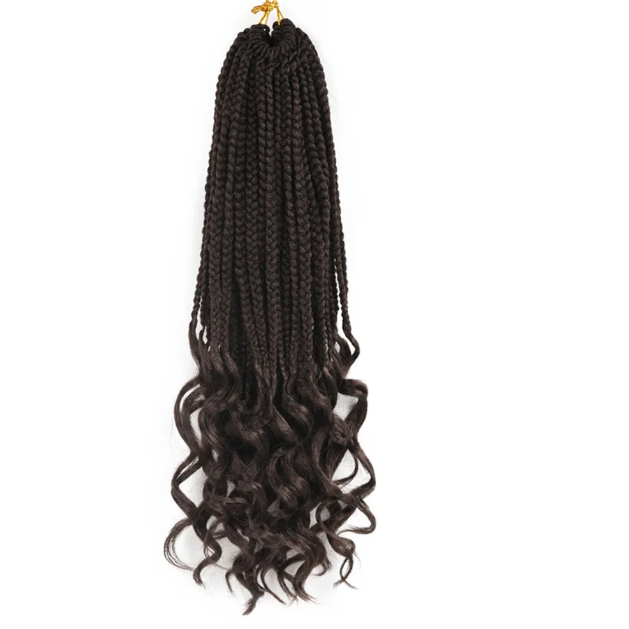 box braids culry ends 2