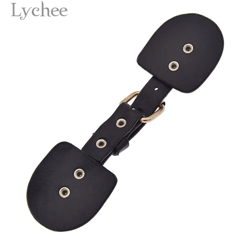 Lychee 2 шт. металлические кнопки из искусственной кожи высококачественные пряжки