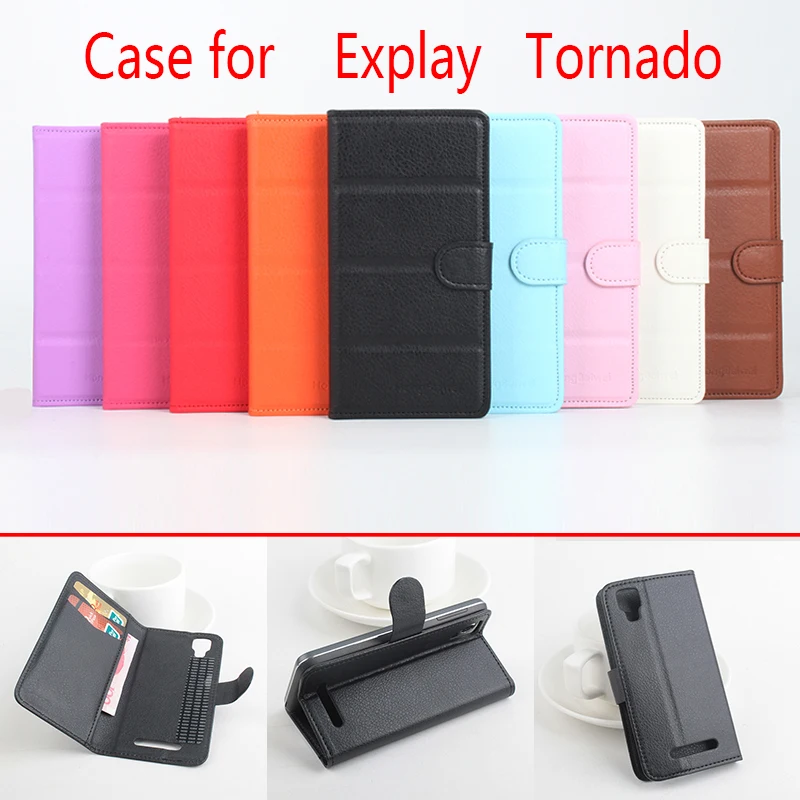 Роскошный Ретро Чехол книжка кожаные чехлы для Explay Tornado телефон сумки чехол слот