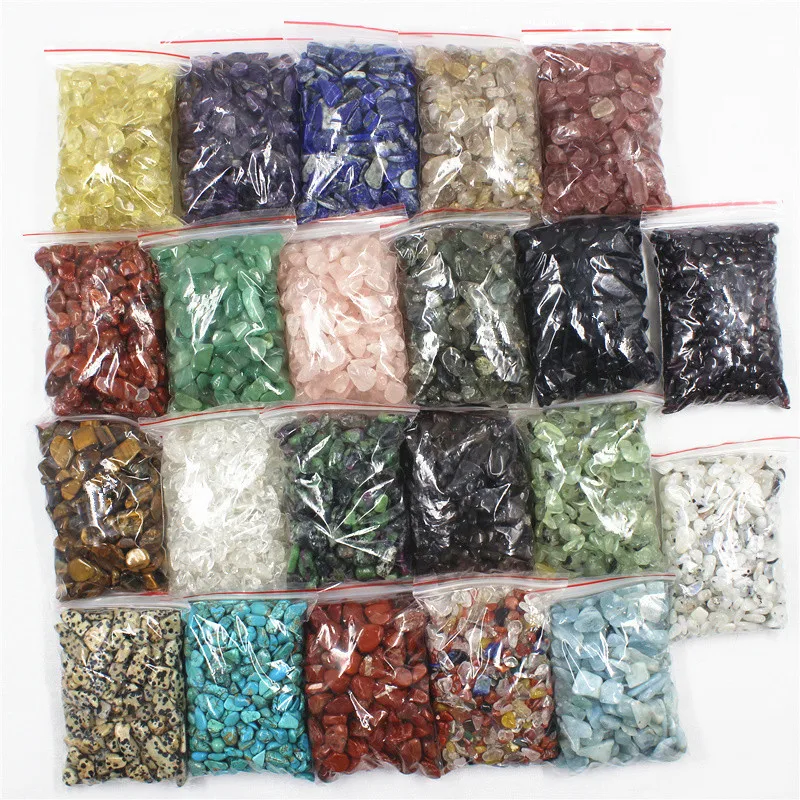 

100g Degaussing Stone Minerals Fish Tank Natural Crystal Gravel Stones Decorative tumbled stone