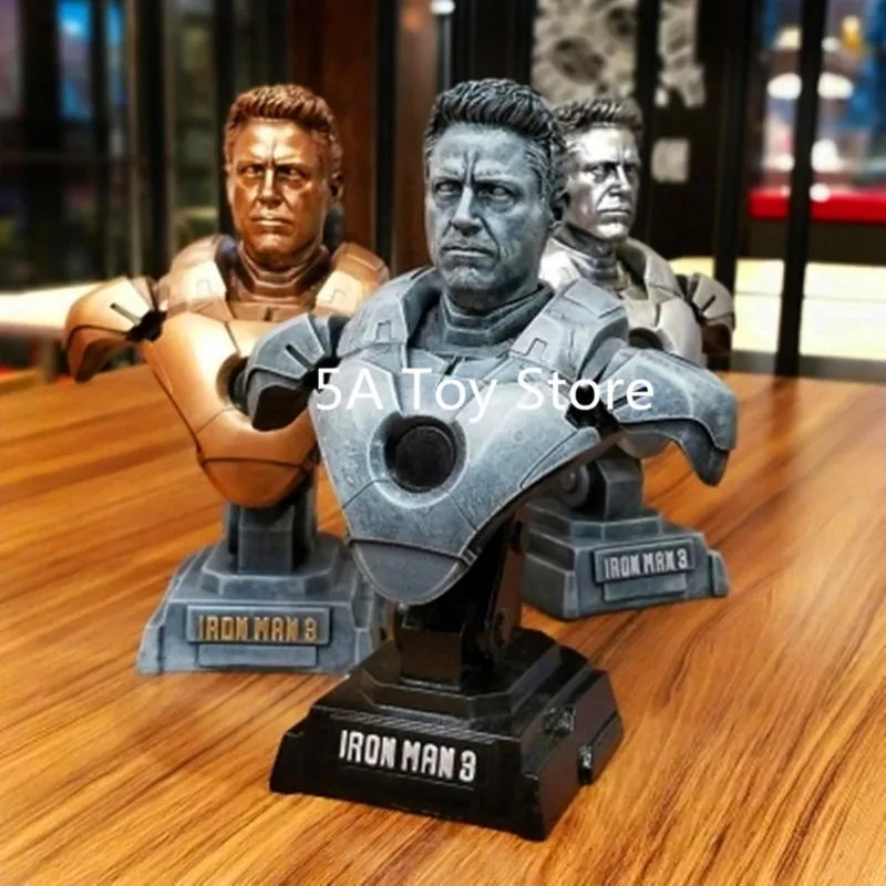 Avengers Infinity War Superhero Tony Stark Iron Man MK7 1/4 Resin Bust bust Ornaments Home Decoration 23cm цена Avengers Infinity War Superhero Tony Stark Iron Man MK7 1/4 Resin Bust bust Ornaments Home Decoration 23cm цены онлайн