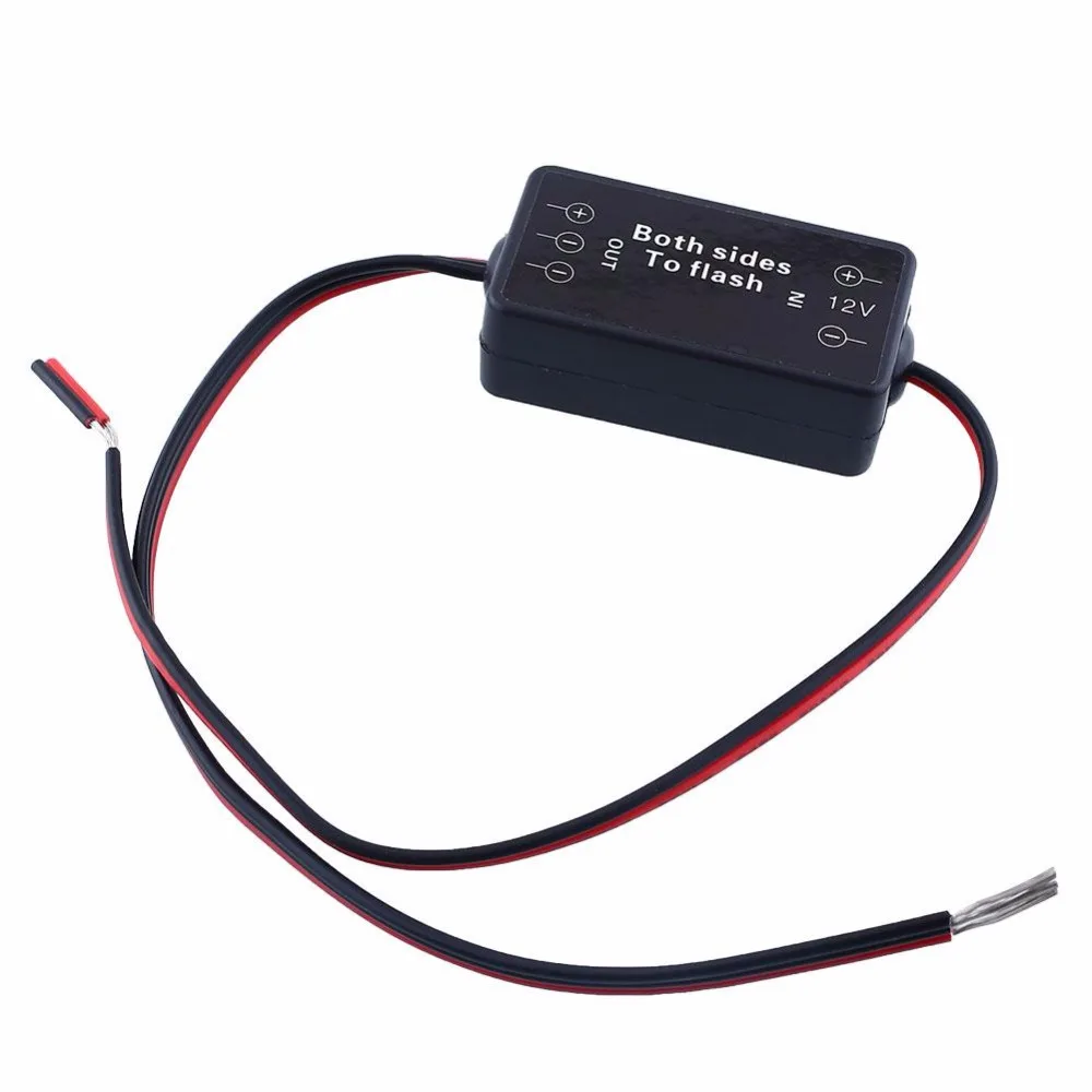 12V 9" Car External Alternating Multi Function Flash Strobe Controller Box Flasher Module For