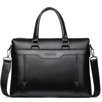 

Casual Men Briefcase Business Shoulder Bag Men Messenger Bags Laptop Handbag Travel Pu Leather Man Bags bolso hombre WBS504