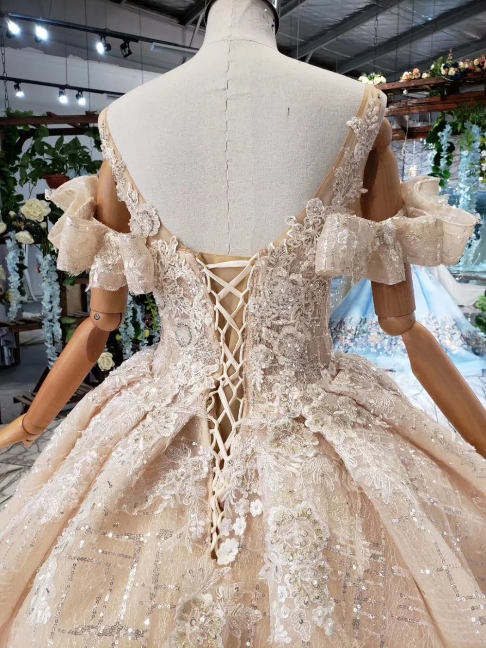 bling bling wedding gowns