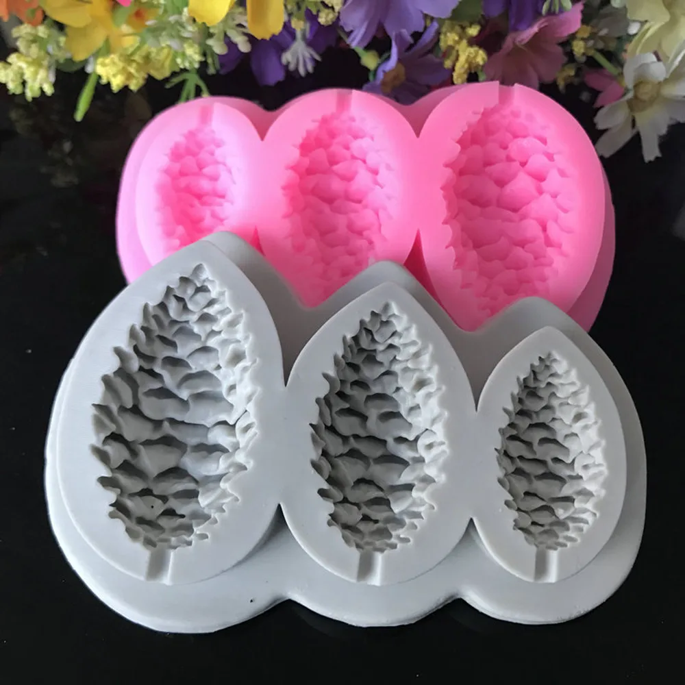 

DIY Pine Cone Silicone Mold Fondant Cake Decorating Chocolate Sugarcraft Mould