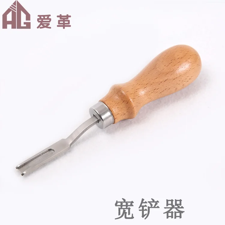

Leather French Shovel Edge Tool Wide Cutting Edge DIY Manual Panels Tools Wide Mouth and Thinner Knife